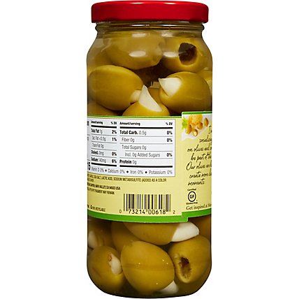 Mezzetta Olives Stuffed Garlic - 10 Oz - Image 6