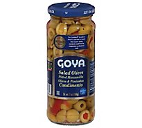 Goya Olives Salad Pitted Manzanilla - 7 Oz