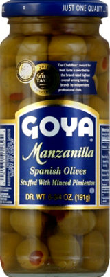 Goya Olives Spanish Manzanilla - 6.75 Oz - Image 2