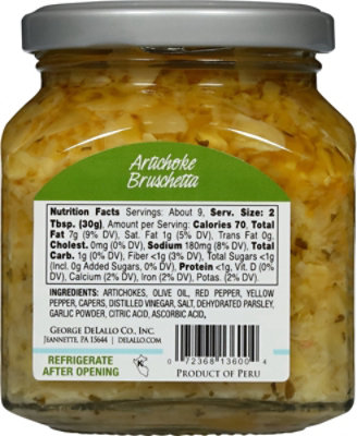 DeLallo Bruschetta Artichoke - 10 Oz - Image 5