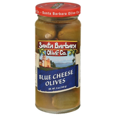 Santa Barbara Olive Co. Olives Hand Stuffed Bleu Cheese - 5 Oz