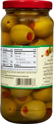 Mezzetta Olives Spanish Queen Super Colossal Pimiento Stuffed - 10 Oz - Image 5