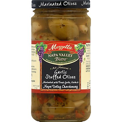 Mezzetta Olives Garlic Stuffed - 7.5 Oz - Image 2