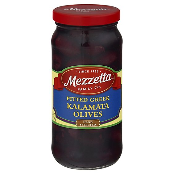 Mezzetta Olives Greek Pitted Kalamata - 9.5 Oz