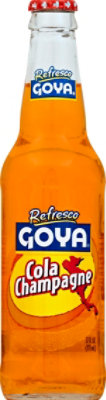 Goya Refresco Soda Cola Champagne Bottle - 12 Fl. Oz. - Image 2