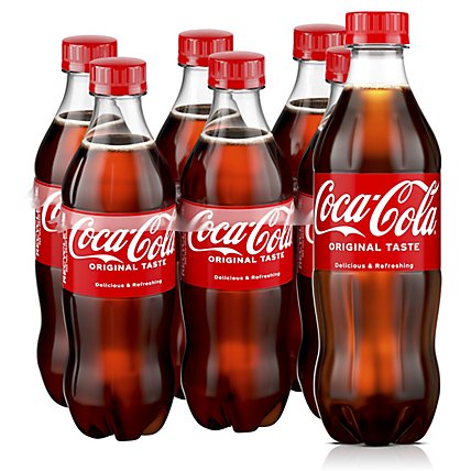 Coca-Cola Soda Pop Classic - 6-16.9 Fl. Oz. - Image 2