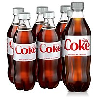 Diet Coke Soda Pop Cola 6 Count - 16.9 Fl. Oz. - Image 3