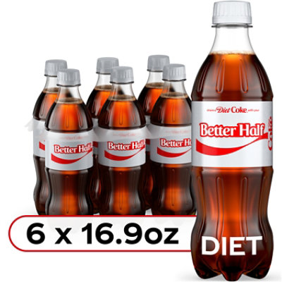 Diet Coke Soda Pop Cola 6 Count - 16.9 Fl. Oz. - Image 1