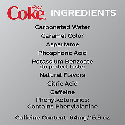 Diet Coke Soda Pop Cola 6 Count - 16.9 Fl. Oz. - Image 5