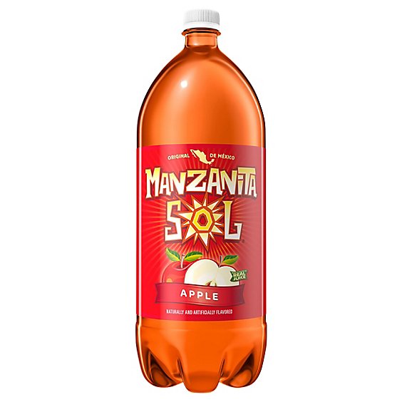 Manzanita Sol Soda Apple - 2 Liter