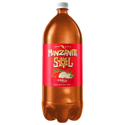 Manzanita Sol Soda Apple - 2 Liter - Image 1