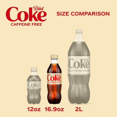 Diet Coke Soda Pop Cola Caffeine Free - 6-16.9 Fl. Oz. - Image 5