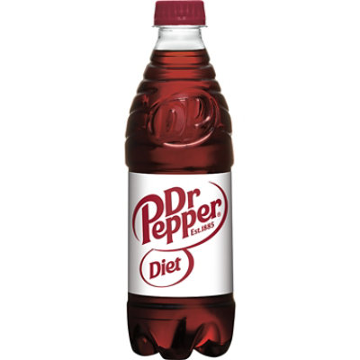 Dr Pepper Diet Soda Bottle - 6-0.5 Liter - Image 5