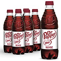 Diet Dr Pepper Soda - 6-0.5 Liter - Image 1