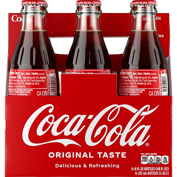 Coca-Cola Soda Pop Classic - 6-8 Fl. Oz.