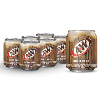 A W Soda Root Beer Mini Can Online Groceries Albertsons