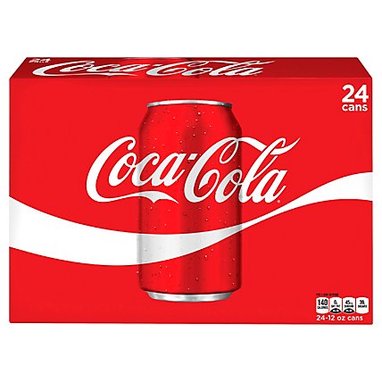 Coca-Cola Soda Pop Classic - 24-12 Fl. Oz. - Image 3