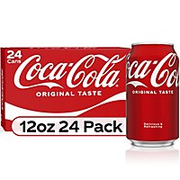 Coca-Cola Soda Pop Classic - 24-12 Fl. Oz. - Image 1