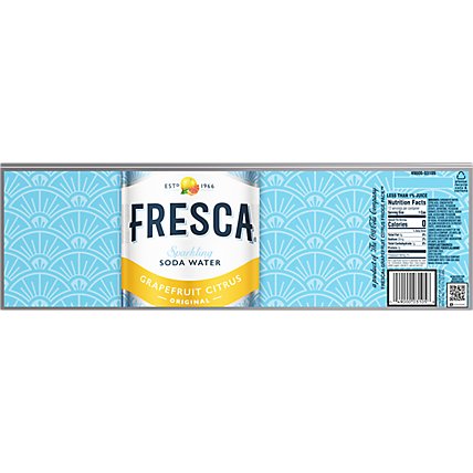 Fresca Soda Flavored Sparkling Sugar Free Zero Calorie Original Citrus In Can - 12-12 Fl. Oz. - Image 6
