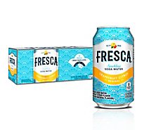 Fresca Soda Flavored Sparkling Sugar Free Zero Calorie Original Citrus In Can - 12-12 Fl. Oz.