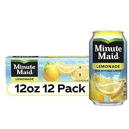 Minute Maid Juice Lemonade Cans - 12-12 Fl. Oz. - Image 1