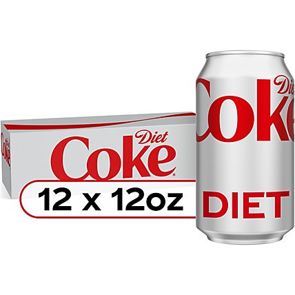 Diet Coke Soda Pop Cola 12 Count - 12 Fl. Oz. - Image 1