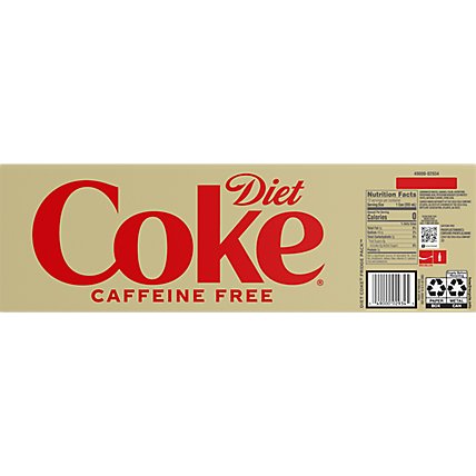 Diet Coke Soda Pop Cola Caffeine Free 12 Count - 12 Fl. Oz. - Image 6