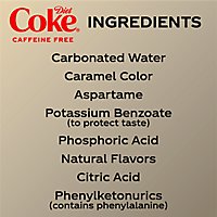 Diet Coke Soda Pop Cola Caffeine Free 12 Count - 12 Fl. Oz. - Image 5