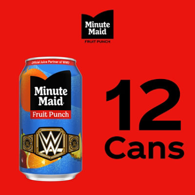 Minute Maid Juice Fruit Punch Fridge Pack Cans - 12-12 Fl. Oz. - Image 3