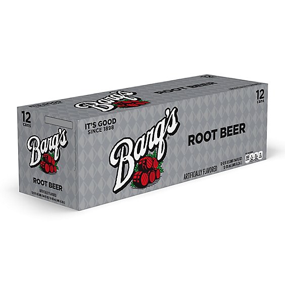 Barqs Soda Pop Root Beer - 12-12 Fl. Oz.