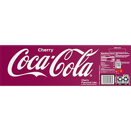 Coca-Cola Soda Pop Flavored Cherry - 12-12 Fl. Oz. - Image 6