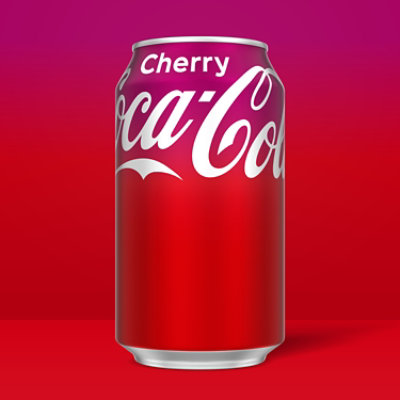 Coca-Cola Soda Pop Flavored Cherry - 12-12 Fl. Oz. - Image 4