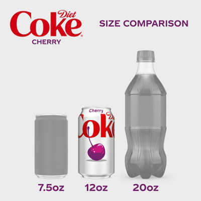 Diet Coke Soda Pop Cherry 12 Count - 12 Fl. Oz. - Image 5