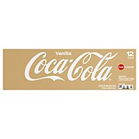 Coca-Cola Soda Pop Flavored Vanilla - 12-12 Fl. Oz. - Image 3