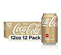 Coca-Cola Soda Pop Flavored Vanilla - 12-12 Fl. Oz.