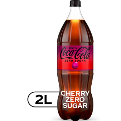 Coca-Cola Soda Pop Cherry Zero Sugar - 2 Liter