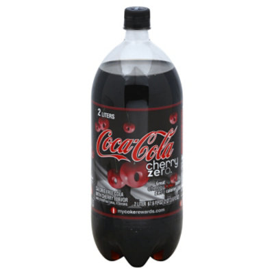 Coca-Cola® Cherry Zero Sugar Soda Bottle, 2 liter - Fry's Food Stores