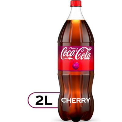 Coca-Cola Soda Pop Flavored Cherry - 2 Liter