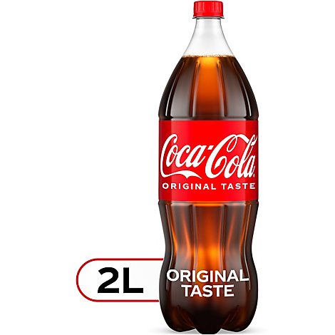 coca cola soda pop classic 2 liter albertsons