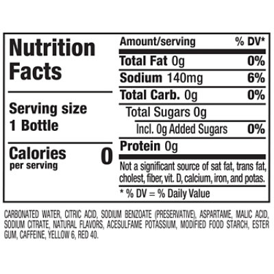 Sunkist Zero Sugar Orange Soda Bottle - 20 Fl. Oz. - Image 4