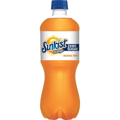 Sunkist Zero Sugar Orange Soda Bottle - 20 Fl. Oz. - Image 5