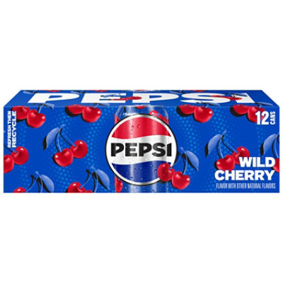 Pepsi Soda Cola Wild Cherry - 12-12 Fl. Oz. - Image 3