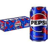 Pepsi Soda Cola Wild Cherry - 12-12 Fl. Oz. - Image 1