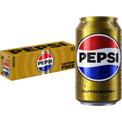 Pepsi Soda Cola Caffeine Free - 12-12 Fl. Oz. - Albertsons