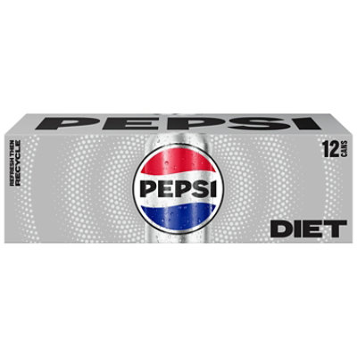 Pepsi Diet Soda 12 12 Fl Oz Safeway