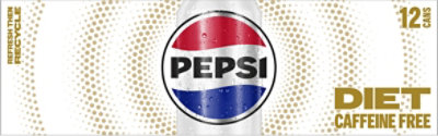 Pepsi Soda Diet Caffeine Free - 12-12 Fl. Oz. - Image 5