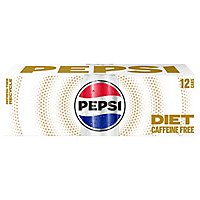 Pepsi Soda Diet Caffeine Free - 12-12 Fl. Oz. - Image 2