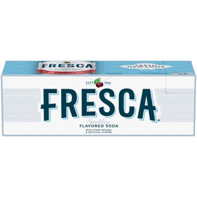 Fresca Soda Flavored Sparkling Sugar Free Zero Calorie Black Cherry Citrus In Can - 12-12 Fl. Oz. - Image 2