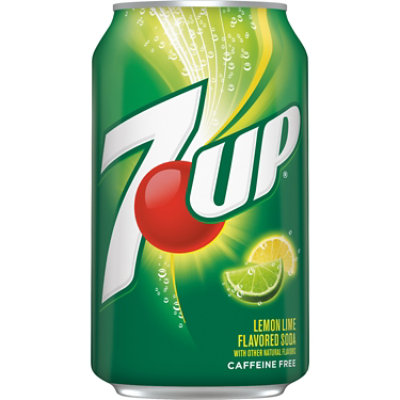 7UP Lemon Lime Natural Soda In Can - 24-12 Fl. Oz. - Image 5