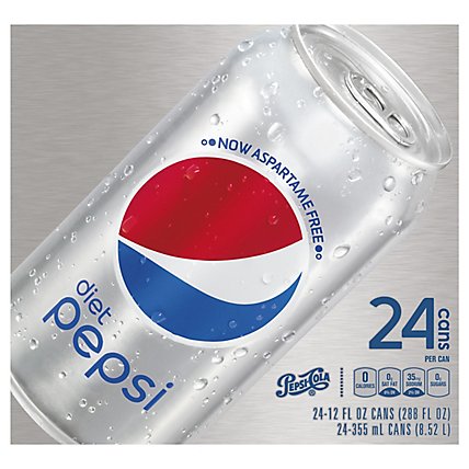 Pepsi Soda Diet - 24-12 Fl. Oz. - Image 3